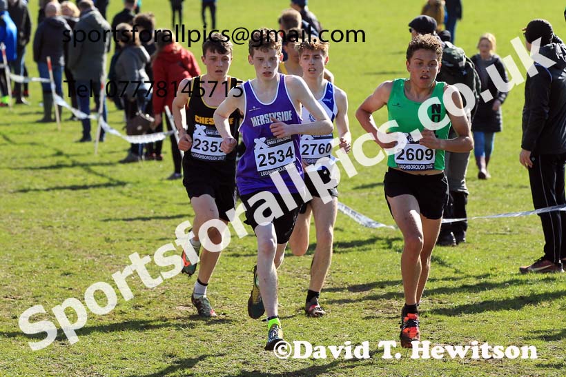 Mens Under-17s 2022 CAU Inter Counties Cross Country, Prestwold Hall, Loughborough.  Photo: David T. Hewitson/Sports for All Pics